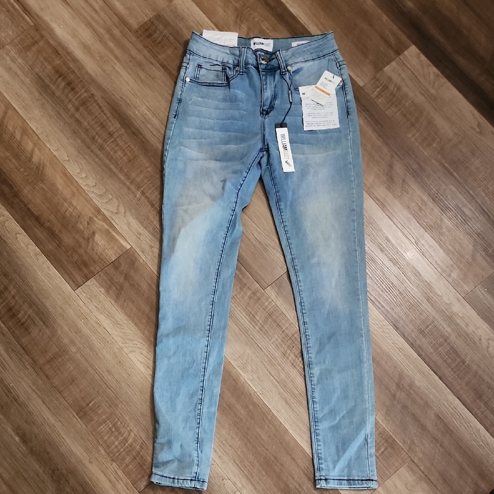 William Rast Perfect Skinny Jeans Size 24 Dark Wash Stretch Denim